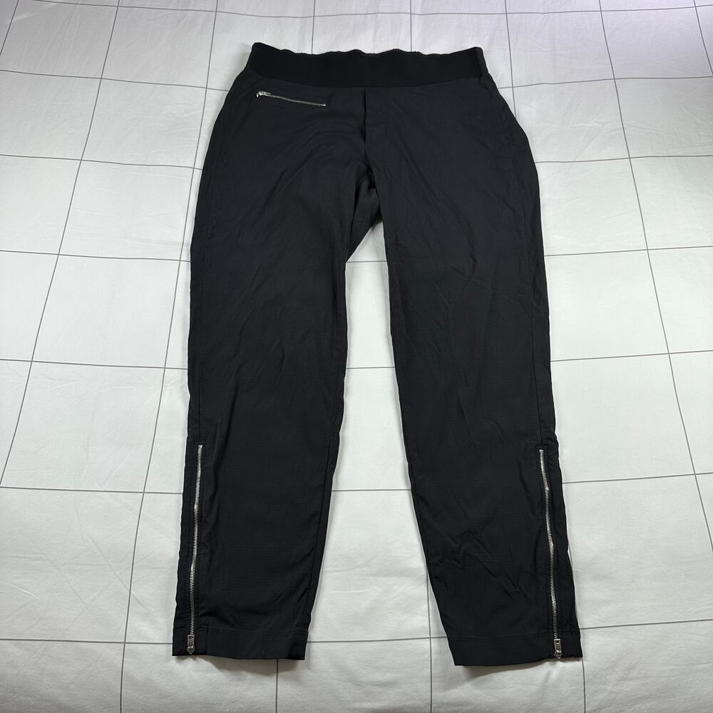 Athleta Pants Womens 6 Black Mod Trekkie Crop Ripstop Athletic Travel Casual